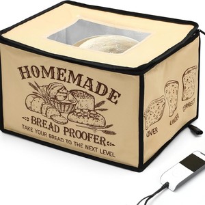 Boîte d'épreuve de pâte Boîte d'épreuve de pain Fermentation à température précise Boîte de réchauffement pliante à fermeture éclair pour la cuisson Outils de pâtisserie - Product Image 1