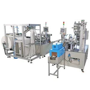 New Product HY200S-01C Automatic Making And Thermal Shrink Packing Machine For Disposable Hotel Compressed Towel