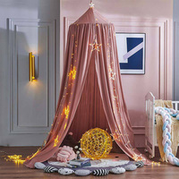 Moustiquaire de lit ronde de haute qualité, kit de suspension complet pour enfants