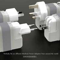 Utilisé pour MacBook Air Pro Computer Adapter Case Charger Data Cable Storage Organizer 30w 67w 96w 140w USB C.