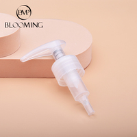 Pompe à lotion transparente nouveau style, distributeur de liquide, pompe à savon 24/410 24/415 28/410 38/410 avec ressort extérieur