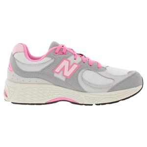 Zapatos New Balance 2002 Gs para Niña, Color Gris y Rosa, Estilo Deportivo - Product Image 2