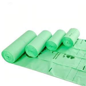 Bolsas de Basura Ecológicas Desechables de PE para Cocina, Bolsas de Basura para Sofá, Rollo de Bolsas de Basura con Cordón, 13 Galones, para el Hogar - Product Image 5