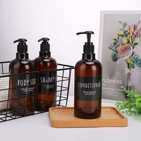 Étiquette de bouteille de shampoing personnalisée, impression dorée à chaud, lamination brillante, résistante aux basses températures