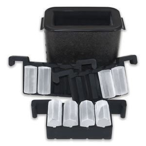 Pha Lê rõ ràng Ice ball maker BPA miễn phí không dính và bền xi lanh Ice khuôn độc đáo Thêm lớn Ice Cube khuôn - Product Image 1