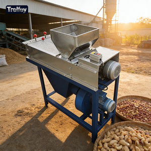 Machine à retirer la peau rouge des cacahuètes à haute efficacité, moteur électrique avec fenêtre d'observation pour les usines alimentaires - Product Image 1