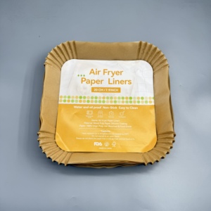 Papier sulfurisé jetable sur mesure pour friteuse à air, résistant à la graisse, sûr pour les aliments, pour la cuisson et la pâtisserie en cuisine - Product Image 4
