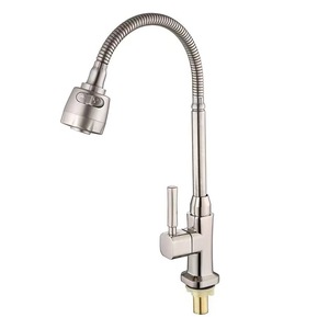 <span class=keywords><strong>Robinet</strong></span> de cuisine à eau froide simple, rotation universelle, <span class=keywords><strong>double</strong></span> fonction, vente en gros d'usine - Product Image 3