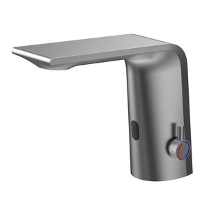 नई डिजाइन क्रोम रंग टच कम सेंसर स्मार्ट गर्म और ठंडे पानी शौचालय वॉश बेसिन नल मिक्सर नल फैक्टरी - Product Image 3