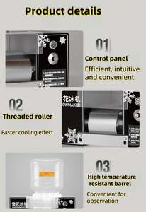 Machine à glace pilée commerciale à flocons de lait, distributeur de glace à prix réduit, offre spéciale - Product Image 3