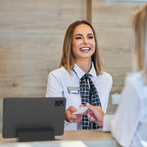 Máy tính để bàn đứng 11inch máy tính bảng Android NFC tap để trả tiền không dây sạc Dock và USB HUB cho softpos thanh toán máy tính bảng - Product Image 4