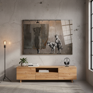 Cuadro en lienzo con diseño de escena urbana de grafiti, estilo Art Deco, decoración moderna para colgar en la pared - Product Image 3