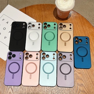 Full Camera <b>Lens</b> Film <b>Protector</b> Funda Frosted Original Color Magnetic Phone case for iphone 17 Pro - Product Image 1