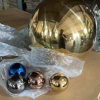 Boule creuse polie en acier inoxydable - Tailles de 3 à 30 cm pour la décoration de la maison, du jardin et commerciale