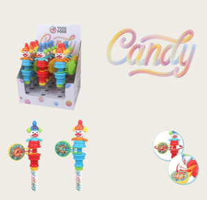 Payaso bate el tambor fabricante de dulces divertidos juguetes de dulces novedad <span class=keywords><strong>juego</strong></span> de plástico para niños y niñas juguetes de caramelo niños - Product Image 6