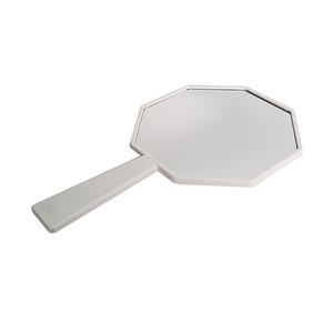 Large Octagon Custom <b>Plastic</b> Handheld Makeup <b>Mirror</b> With Private Label For Personal Beauty Routine - Product Image 3