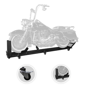 Soporte de transporte para motocicleta largo de acero plegable ajustable - Product Image 3