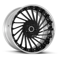 Rines Personalizados XL 20x9.5 21x10 22x11 5x112 5x120 5x114.3 con Acabado Dorado Radiante y Borde Pulido para Mercedes C43 AMG BMW Serie 3 G20