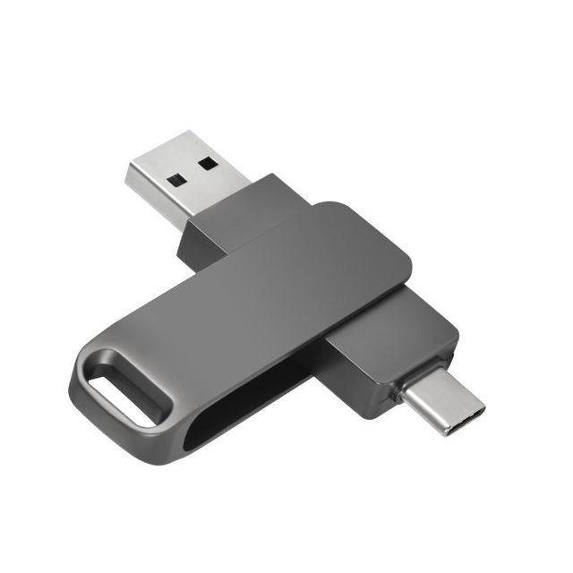 OEM Wholesale Customized Metal USB 2.0 Type-C Thumb Drives New