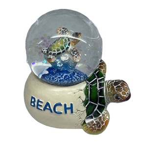 Adornos Navideños de Resina Personalizados de Fábrica, Decoraciones de Interior, Globo de Agua con Música, Cristal, Delfín, <span class=keywords><strong>Coco</strong></span> y Bola de Nieve - Product Image 1
