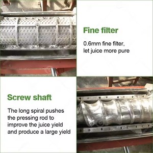 Pineapple Tomato Mango Pulp Make Fruit Pulper Coconut Milk Extract Fruit <b>Juice</b> Press <b>Extractor</b> Machine - Product Image 3