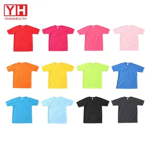 Hoge Kwaliteit 100% Polyester Korte Mouw 3D Gedrukt Plain Hot Koop Custom Tshirt