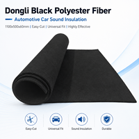 Coton Acoustique en Fibre de Polyester Blanc Csdongli 20mm x 1000x1000x1000mm – Feutre d'Isolation Phonique Automobile pour Coffre/Ensemble Complet Haute Performance