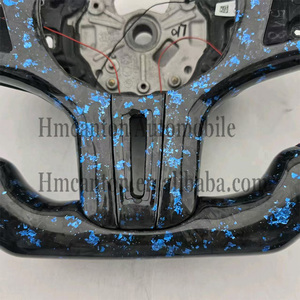 Volant de direction de voiture en cuir perforé de haute qualité en carbone forgé pour BMW G20 G30 G01 Série 3 Série 5 - Product Image 3