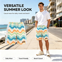 T-shirt uni d'été pour homme, vente en gros, shorts décontractés pour homme, t-shirt à séchage rapide, shorts en maille, shorts à taille élastique par sublimation, ensembles