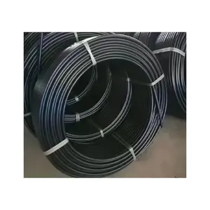 Usine directement noir isolation haute densité polyéthylène conduit électrique tube fil tube pe outils conduit