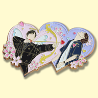 Chine gros métal Logo Kpop épinglette broche personnalisée épingles d'idole personnalisées