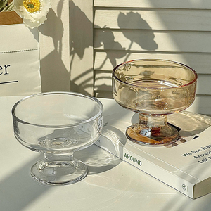 Bol à sundae, bol à trifles, grand gobelet à glace, gobelet à dessert en verre, gobelet à glace en boule, gobelet à pudding, gobelet à thé de l'après-midi, gobelet à eau sucrée, gobelet à yaourt - Product Image 1