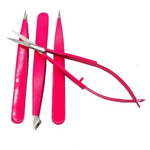 Ciseaux de précision en acier inoxydable pour la manucure, le façonnage et la coupe des sourcils et des cils, ciseaux à ressort miniatures pour le maquillage, personnalisables avec votre marque - Product Image 1