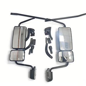 PK004329 ชุดกระจกมองข้างรถบรรทุก <span class=keywords><strong>ISUZU</strong></span> ขนาด 98 มม. สำหรับรถตู้ตู้ทึบ (รวมก้านกระจก) เหมาะสำหรับ NPR <span class=keywords><strong>FXZ</strong></span> FVZ FVM ขายส่งจากโรงงาน - Product Image 1