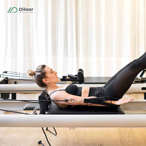 Máquina <span class=keywords><strong>de</strong></span> <span class=keywords><strong>Pilates</strong></span> Reformer con Trapecio <span class=keywords><strong>de</strong></span> Aluminio para Estudio Comercial, Uso Profesional, Precio Económico - Product Image 1