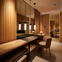 Ensemble de meubles de chambre d'hôtel neufs, meubles de luxe, ensemble complet de meubles de chambre d'hôtel avec matelas et table basse