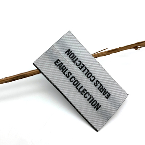 Etichette Tessute Personalizzate di Lusso per Abbigliamento, <span class=keywords><strong>Design</strong></span> alla <span class=keywords><strong>Moda</strong></span>, Logo Personalizzato, Etichette Tessute per Colletti - Product Image 3