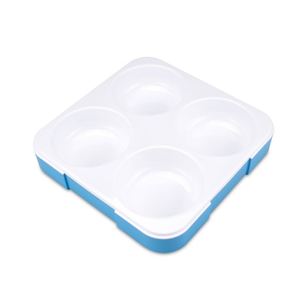 <b>Lunch</b> <b>Box</b> for Adults With Tableware Bag 4 <b>Compartment</b> Divided <b>Lunch</b> Containers With Lids Leakproof BPA Free Dishwasher Safe Blue - Product Image 6