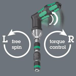 WERA - 05052501001 1/4 ''Rapidaptor porte-embout à course libre pour tournevis dynamométriques avec poignée pistolet (multi-pack) - Product Image 3