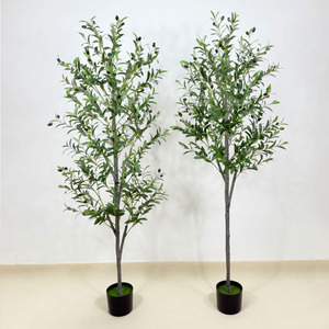 Árbol de <span class=keywords><strong>Olivo</strong></span> Artificial en Maceta, Bonsái de Plástico de 180 cm, Simulación, Suministro Directo de Fábrica, Decoración para el Hogar y el Jardín - Product Image 1