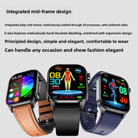 Nuevo Reloj Inteligente AMOLED con Monitor de Sueño, Llamadas Bluetooth, ECG, Frecuencia Cardíaca, Monitoreo de Ejercicio, Correa de Silicona, Compatible con ISO y Android