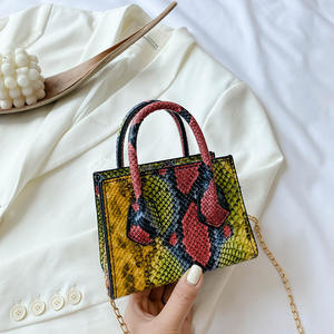 Женские сумки со змеиным принтом, роскошные мини-сумки, брендовые кошельки, сумки 2021 женщин, дизайнерские маленькие сумки через плечо, сумки через плечо - Product Image 4
