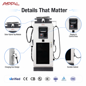 Amppal 82kw Ac Chargeur hybride solaire <span class=keywords><strong>électrique</strong></span> Commercial Ev Dc Véhicule monté au sol Stations de charge rapides E v pour <span class=keywords><strong>voiture</strong></span> <span class=keywords><strong>électrique</strong></span> - Product Image 2