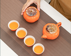 ชุดถ้วยชาจีนแบบพรีเมี่ยมสำหรับเป็นของขวัญถ้วยกาแฟชาผ่อนคลายทำจากเซรามิกชุดของขวัญสำหรับชาและกาแฟแบบพกพาสูง - Product Image 5