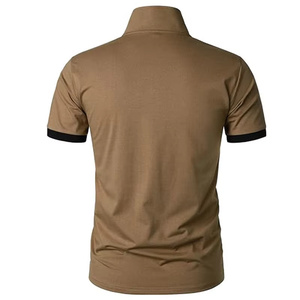 Camisetas polo para hombre al por mayor, de alta calidad, lisas, casuales, nuevas, personalizadas, transpirables, antipilling, de color sólido. - Product Image 3