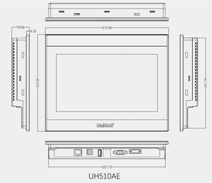 อะไหล่ทดแทนอย่างสมบูรณ์สำหรับ siemen S7-1500 PLC UH510AS uH 510-1AU01-0AA8 Unimat โมดูลควบคุมประสิทธิภาพสูงของแท้และใหม่ - Product Image 2