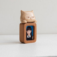 Bingkai Foto Mini Ukiran dengan Model Cetak 0628 Stiker Kulkas Catatan Pertumbuhan Pernikahan