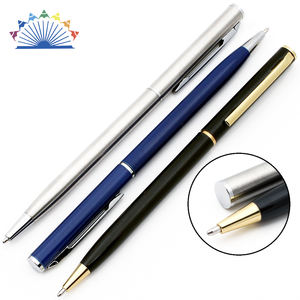 Stylos à bille de qualité OEM fabriqués en Chine, stylo à bille en métal pour hôtel - Product Image 1