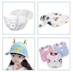 Cinta de Nylon PP Colorida y Lisa para Inyección, Lavable, para Coser, con Tamaño Personalizado para Pañales de Bebé - Product Image 4