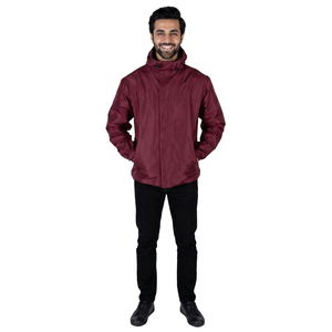 Men's New Fashion Lightweight <b>Warm</b> Windbreaker <b>Jacket</b> with Zipper Solid Pattern Windbreaker <b>Jacket</b> for Autumn Season - Product Image 1